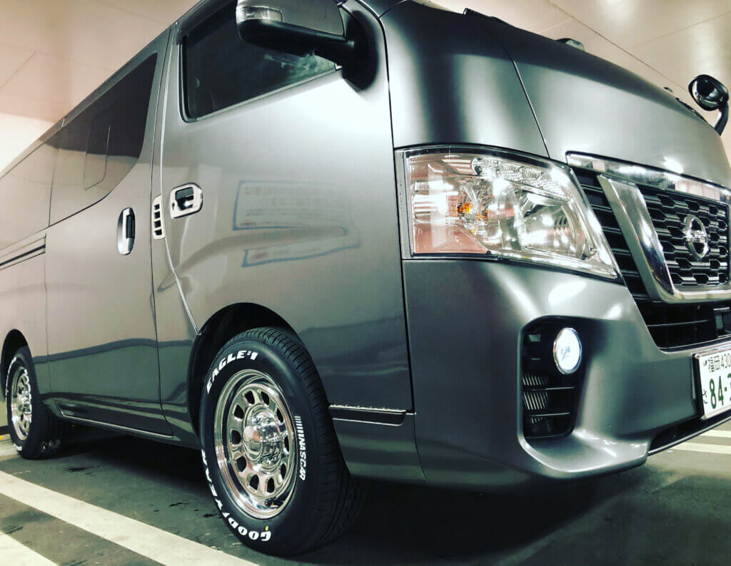 nv350 （キャラバン ）ハウスクリーニングの作業車の事